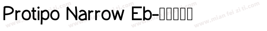 Protipo Narrow Eb字体转换